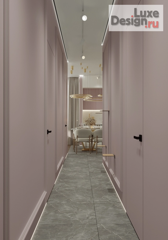 Дизайн интерьера трехкомнатной квартиры "Дизайн-проект кварты в современном стиле. ЖК "Испанские кварталы"" (фото 54)