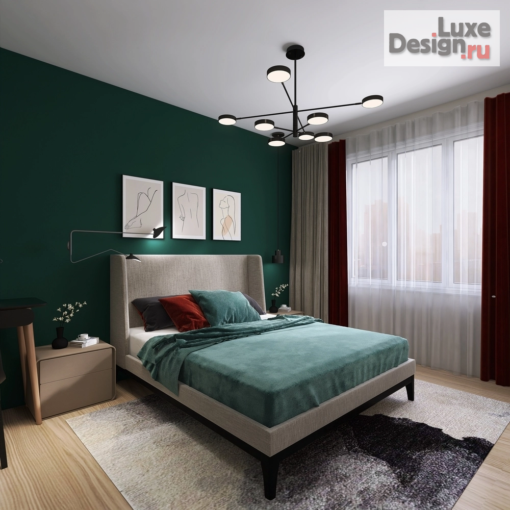 Частная архитектура "Дизайн квартиры в современном стиле с яркими акцентами" (фото 11)