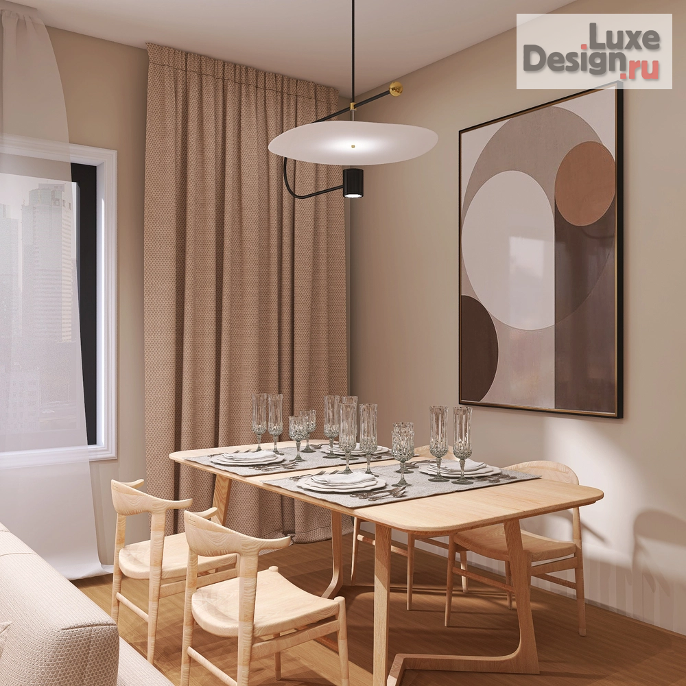 Дизайн интерьера двухкомнатной квартиры "Дизайн-проект квартиры в современном стиле" (фото 12)