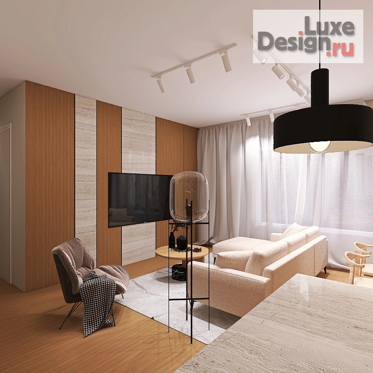 Дизайн интерьера двухкомнатной квартиры "Дизайн-проект квартиры в современном стиле" (фото 21)