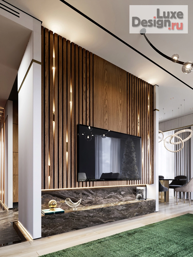 Дизайн интерьера четырехкомнатной квартиры "Квартира ЖК Праймпарк" (фото 4)