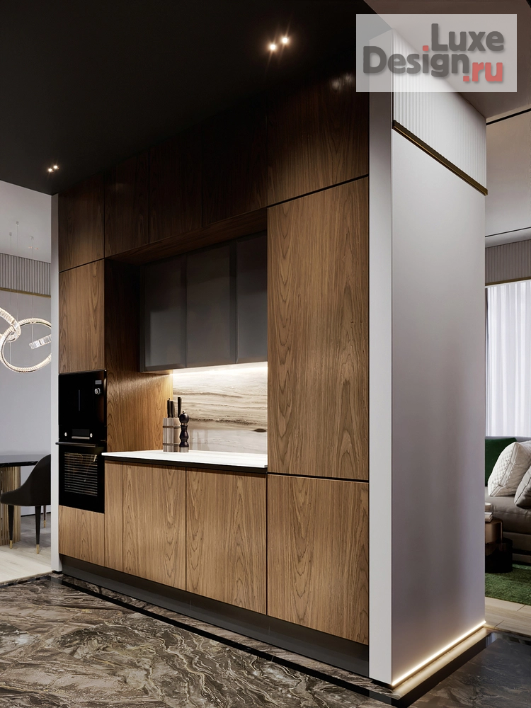 Дизайн интерьера четырехкомнатной квартиры "Квартира ЖК Праймпарк" (фото 9)