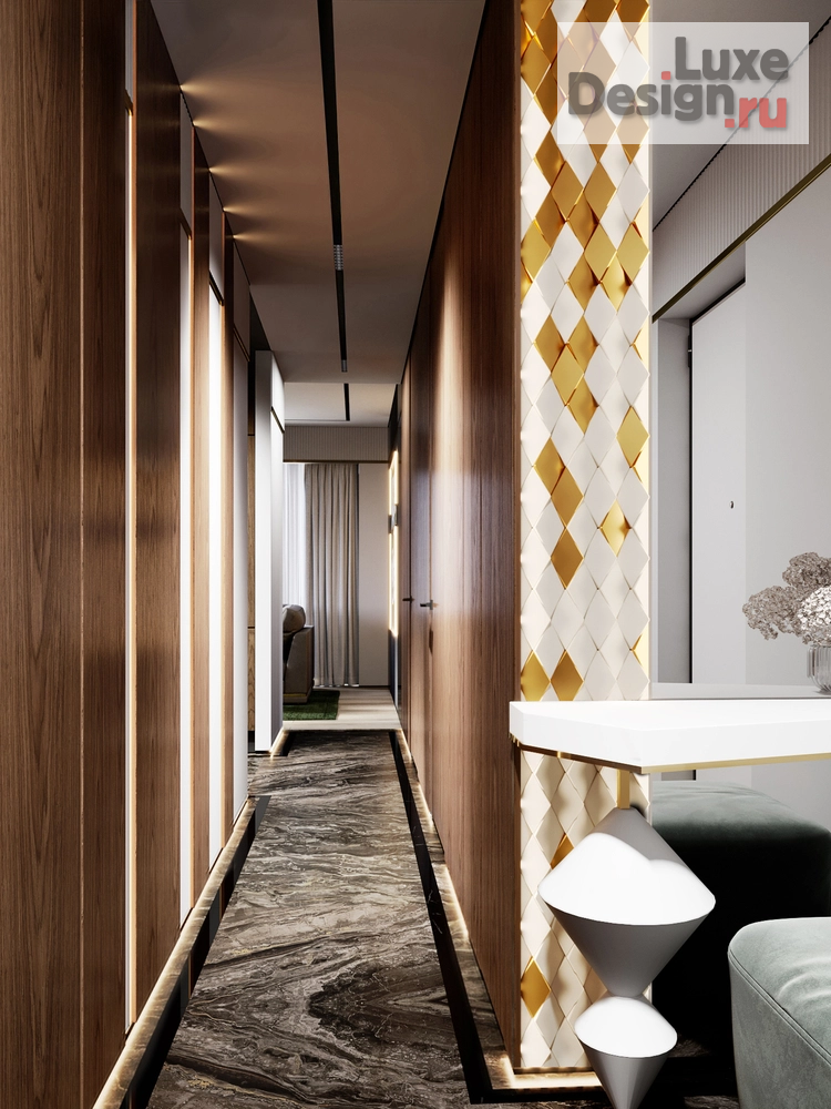 Дизайн интерьера четырехкомнатной квартиры "Квартира ЖК Праймпарк" (фото 11)