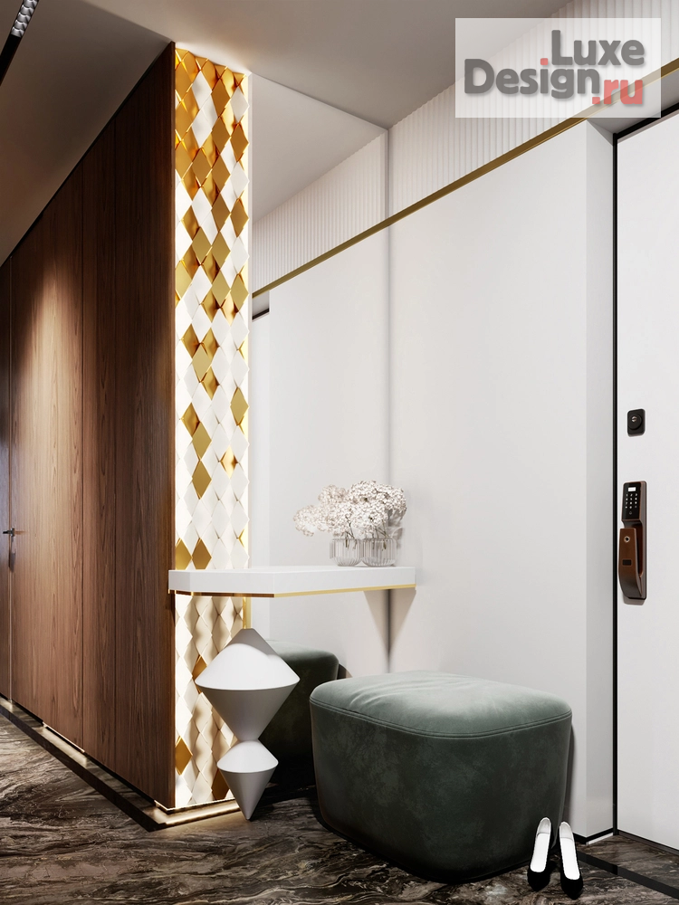 Дизайн интерьера четырехкомнатной квартиры "Квартира ЖК Праймпарк" (фото 12)