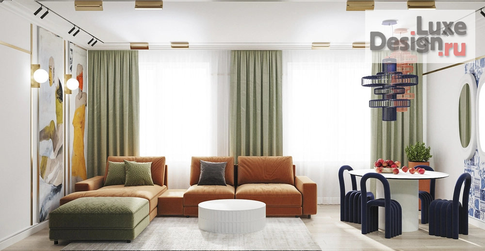 Дизайн интерьера двухкомнатной квартиры "Квартира ЖК Символ" (фото 7)