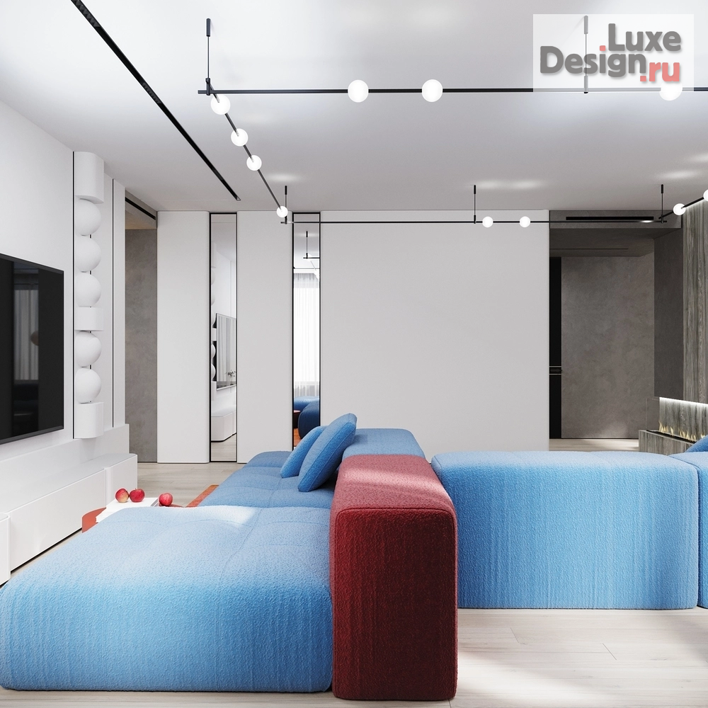 Дизайн интерьера трехкомнатной квартиры "Квартира ЖК Freedom" (фото 4)