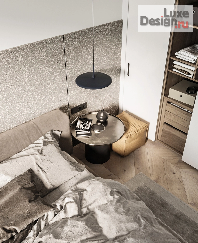 Дизайн интерьера двухкомнатной квартиры "ЖК ВТБ Арена парк (65 m²)" (фото 13)