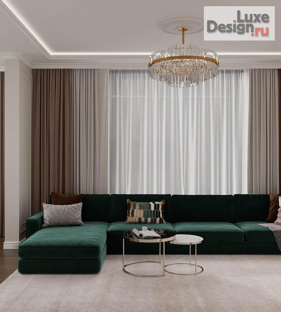 Дизайн интерьера трехкомнатной квартиры "ЖК Headliner (108 m²)" (фото 25) от дизайнера Шуманская Дарья Дизайн интерьера трехкомнатной квартиры "ЖК Headliner (108 m²)" (фото 25)