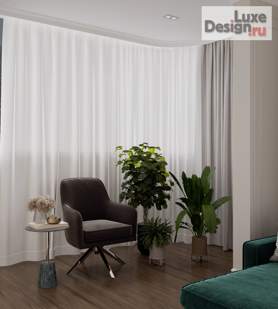 Дизайн интерьера трехкомнатной квартиры "ЖК Headliner (108 m²)" (фото 29) от дизайнера Шуманская Дарья Дизайн интерьера трехкомнатной квартиры "ЖК Headliner (108 m²)" (фото 29)