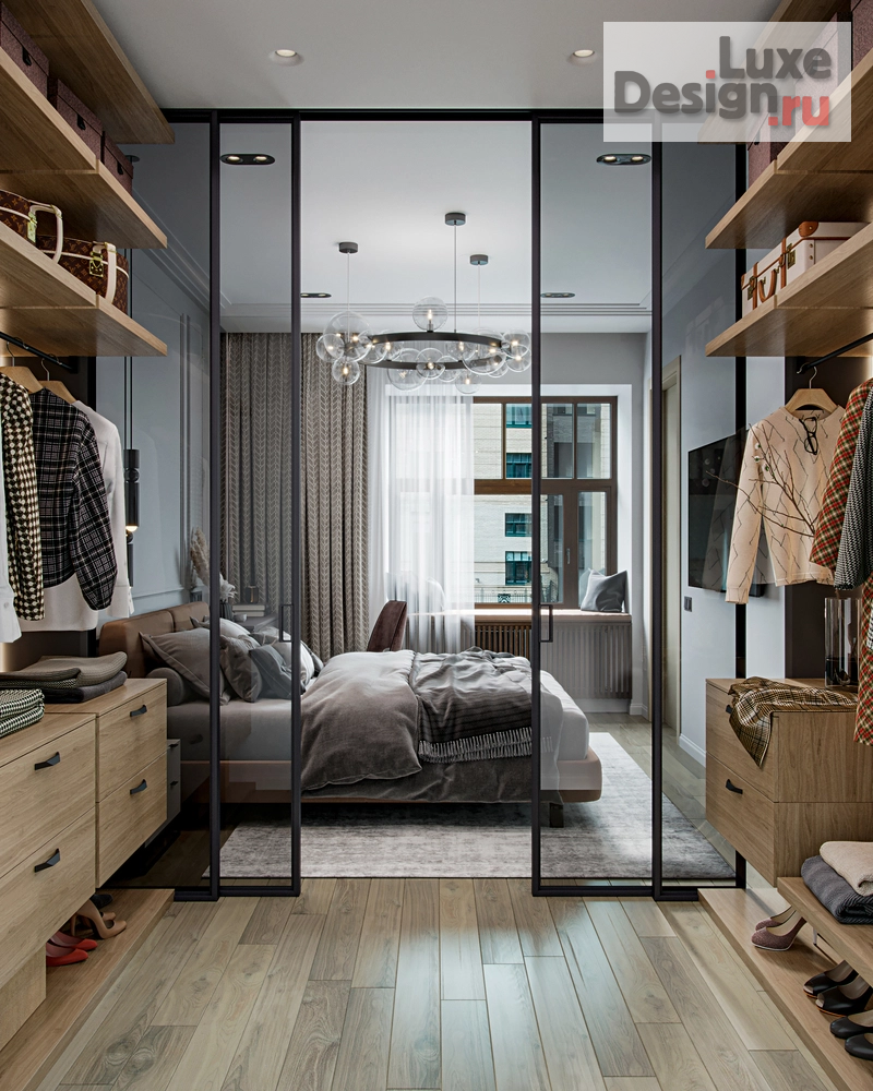 Дизайн интерьера спальни "Дизайн спальни" (фото 4) от дизайнера Шуманская Дарья Дизайн интерьера спальни "Дизайн спальни" (фото 4)