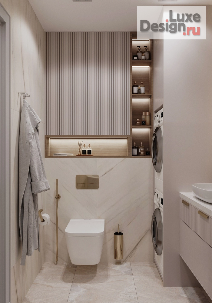 Дизайн интерьера трехкомнатной квартиры "ЖК Headliner (108 m²)" (фото 10) от дизайнера Шуманская Дарья Дизайн интерьера трехкомнатной квартиры "ЖК Headliner (108 m²)" (фото 10)