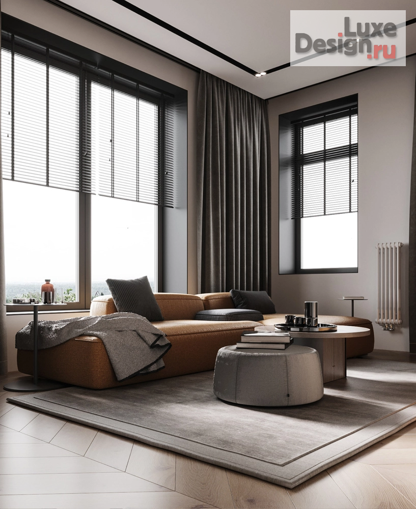 Дизайн интерьера двухкомнатной квартиры "ЖК ВТБ Арена парк (65 m²)" (фото 4)