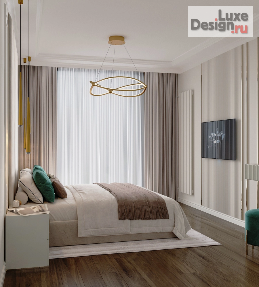 Дизайн интерьера трехкомнатной квартиры "ЖК Headliner (108 m²)" (фото 18) от дизайнера Шуманская Дарья Дизайн интерьера трехкомнатной квартиры "ЖК Headliner (108 m²)" (фото 18)