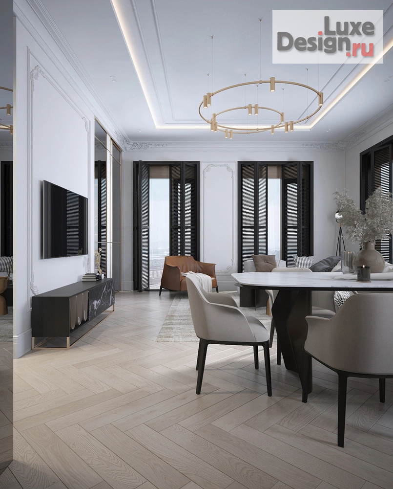 Дизайн интерьера трехкомнатной квартиры "ЖК Вишневый сад" (фото 5)