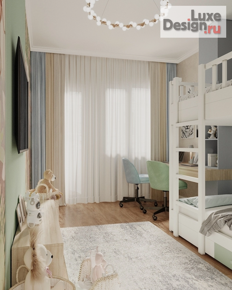 Дизайн интерьера четырехкомнатной квартиры "ЖК NOW (142 m²)" (фото 23) от дизайнера Шуманская Дарья Дизайн интерьера четырехкомнатной квартиры "ЖК NOW (142 m²)" (фото 23)