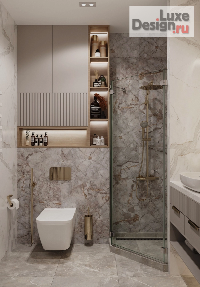 Дизайн интерьера трехкомнатной квартиры "ЖК Headliner (108 m²)" (фото 23) от дизайнера Шуманская Дарья Дизайн интерьера трехкомнатной квартиры "ЖК Headliner (108 m²)" (фото 23)