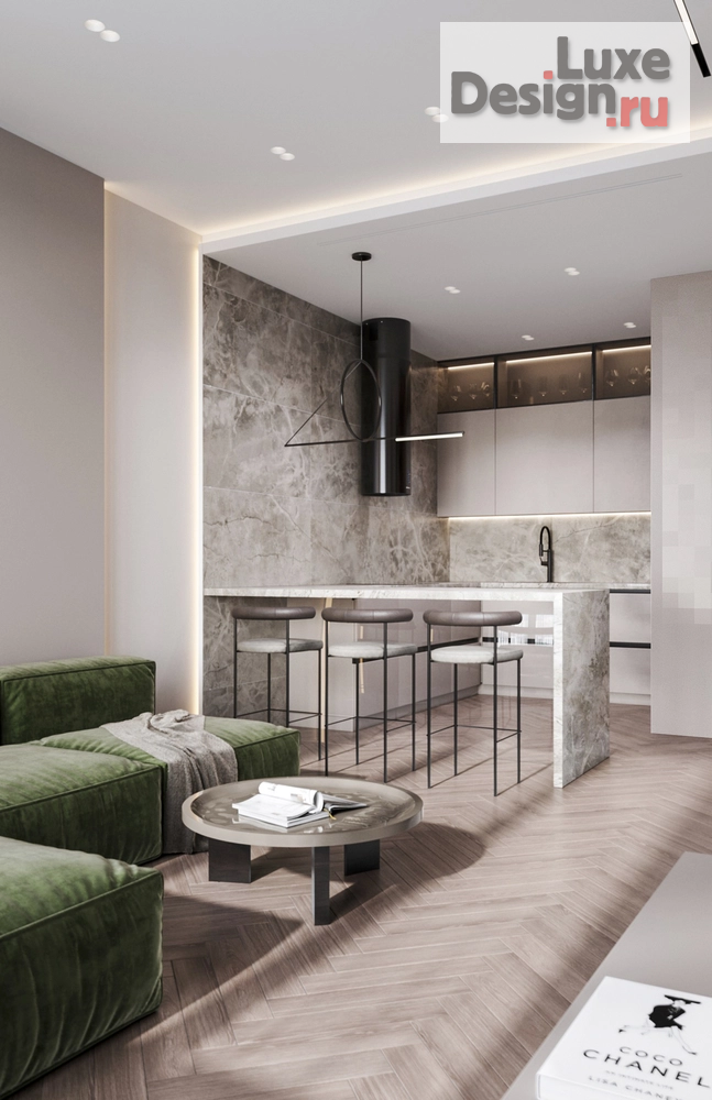 Дизайн интерьера квартиры студии "ЖК АйЛав (68,2 m²)" (фото 5)