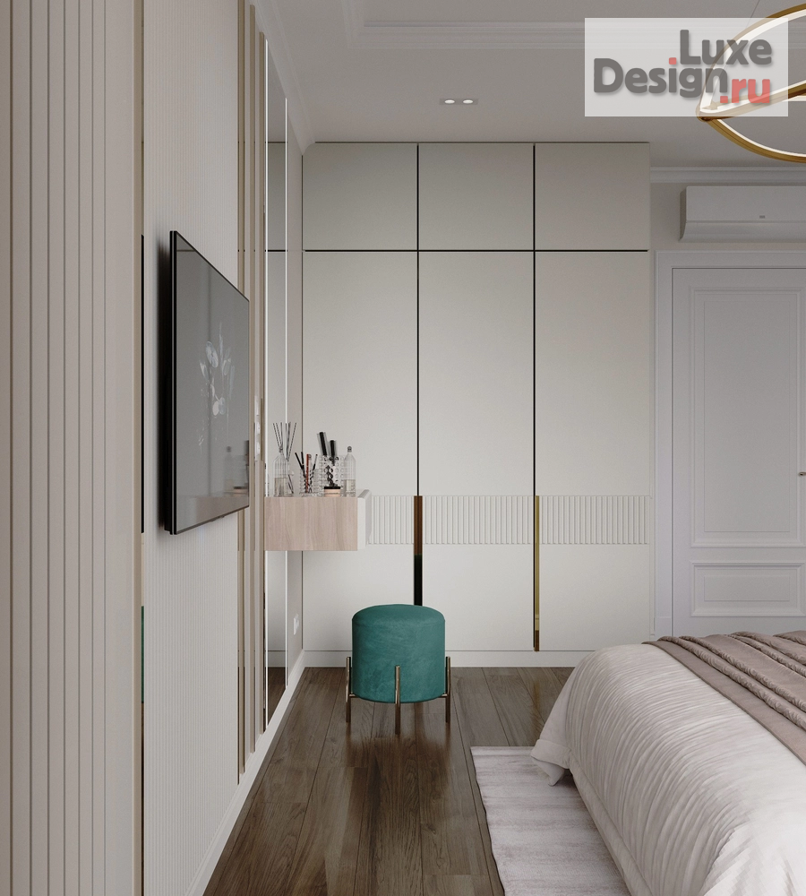 Дизайн интерьера трехкомнатной квартиры "ЖК Headliner (108 m²)" (фото 20) от дизайнера Шуманская Дарья Дизайн интерьера трехкомнатной квартиры "ЖК Headliner (108 m²)" (фото 20)