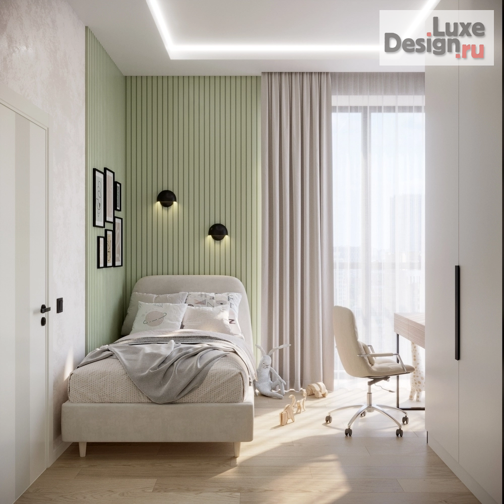 Дизайн интерьера двухкомнатной квартиры "ЖК МЕТРОПОЛИЯ (55 m²)" (фото 13)