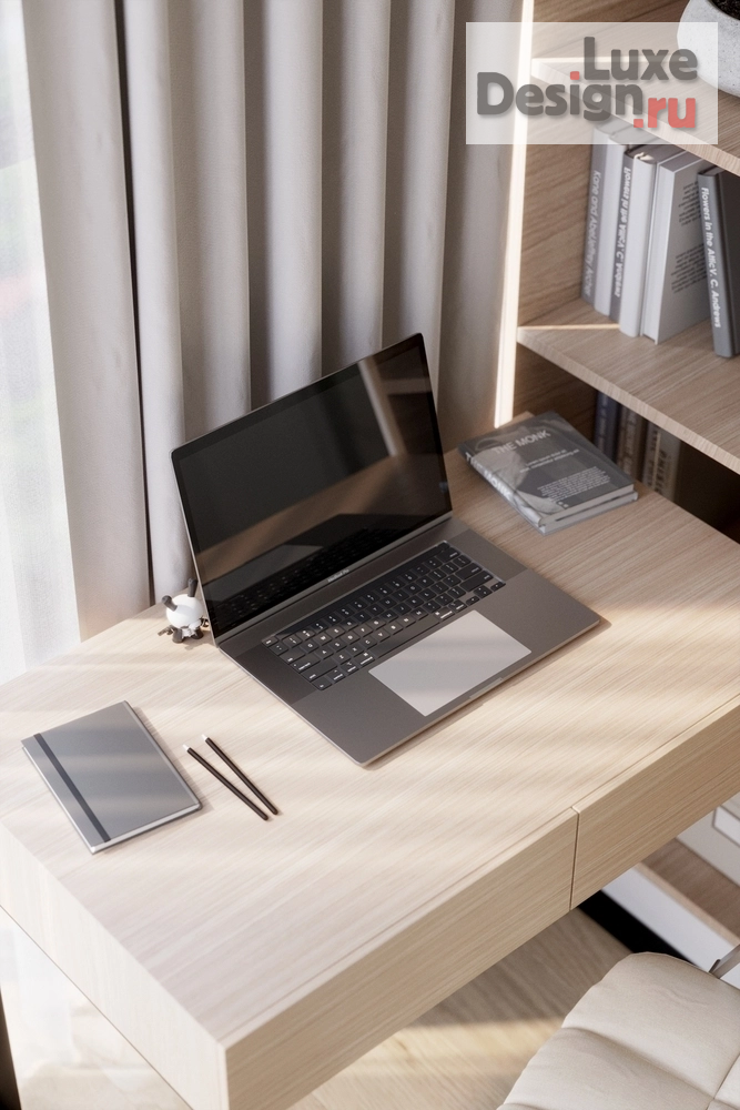 Дизайн интерьера двухкомнатной квартиры "ЖК МЕТРОПОЛИЯ (55 m²)" (фото 16)