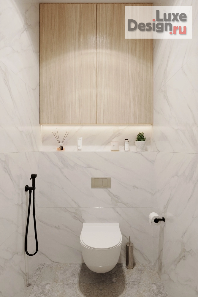 Дизайн интерьера двухкомнатной квартиры "ЖК МЕТРОПОЛИЯ (55 m²)" (фото 11)