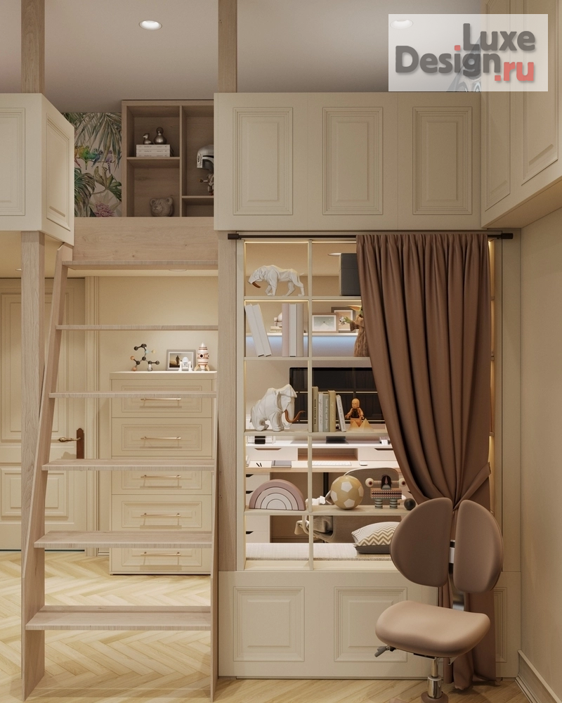 Дизайн интерьера двухкомнатной квартиры "Сталинка с исключительными решениями" (фото 10)