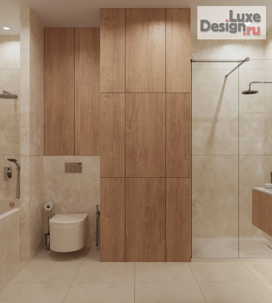 Дизайн интерьера трехкомнатной квартиры "Минималистичная простота" (фото 9)