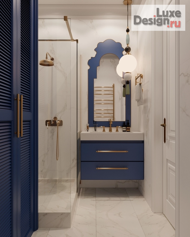 Дизайн интерьера двухкомнатной квартиры "Сталинка с исключительными решениями" (фото 4)