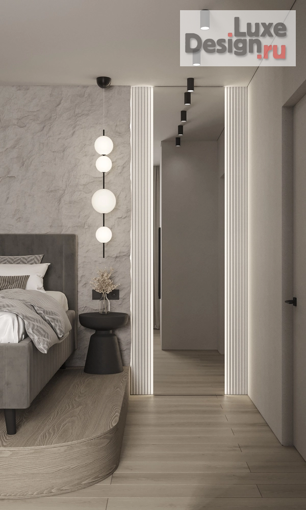 Дизайн интерьера четырехкомнатной квартиры "Минималистичный дизайн-проект большой квартиры" (фото 15) от дизайнера Меньшикова Дарья Павловна Дизайн интерьера четырехкомнатной квартиры "Минималистичный дизайн-проект большой квартиры" (фото 15)