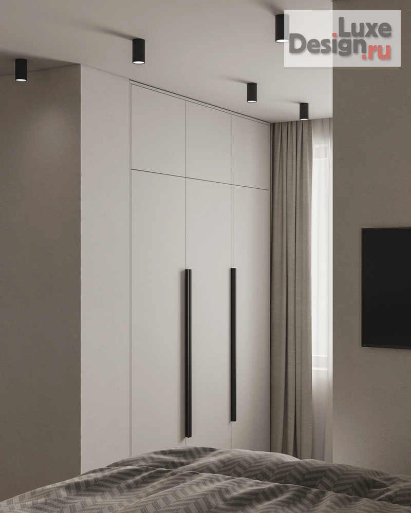 Дизайн интерьера четырехкомнатной квартиры "Минималистичный дизайн-проект большой квартиры" (фото 17) от дизайнера Меньшикова Дарья Павловна Дизайн интерьера четырехкомнатной квартиры "Минималистичный дизайн-проект большой квартиры" (фото 17)