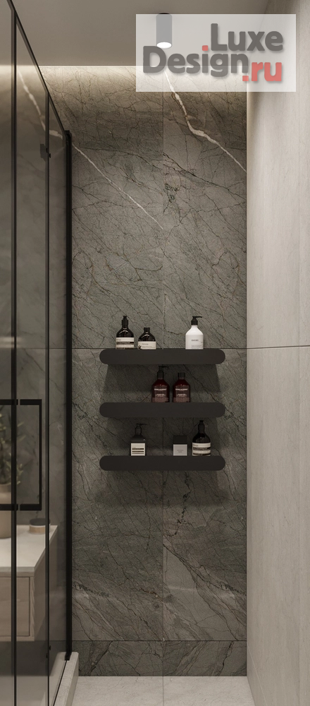 Дизайн интерьера четырехкомнатной квартиры "Минималистичный дизайн-проект большой квартиры" (фото 24) от дизайнера Меньшикова Дарья Павловна Дизайн интерьера четырехкомнатной квартиры "Минималистичный дизайн-проект большой квартиры" (фото 24)