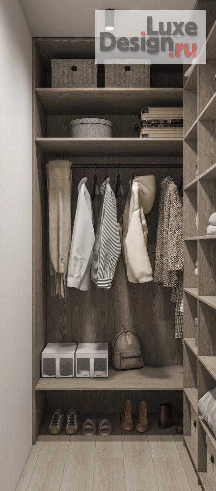 Дизайн интерьера четырехкомнатной квартиры "Минималистичный дизайн-проект большой квартиры" (фото 26) от дизайнера Меньшикова Дарья Павловна Дизайн интерьера четырехкомнатной квартиры "Минималистичный дизайн-проект большой квартиры" (фото 26)