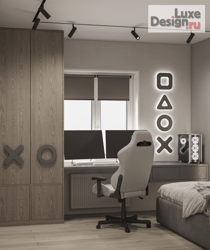 Дизайн интерьера четырехкомнатной квартиры "Минималистичный дизайн-проект большой квартиры" (фото 35) от дизайнера Меньшикова Дарья Павловна Дизайн интерьера четырехкомнатной квартиры "Минималистичный дизайн-проект большой квартиры" (фото 35)