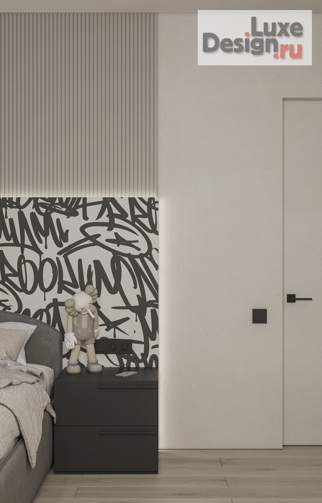 Дизайн интерьера четырехкомнатной квартиры "Минималистичный дизайн-проект большой квартиры" (фото 38) от дизайнера Меньшикова Дарья Павловна Дизайн интерьера четырехкомнатной квартиры "Минималистичный дизайн-проект большой квартиры" (фото 38)