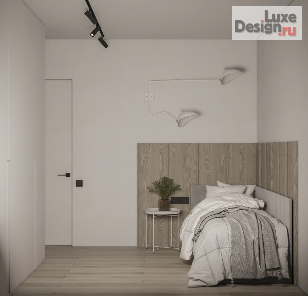 Дизайн интерьера четырехкомнатной квартиры "Минималистичный дизайн-проект большой квартиры" (фото 33) от дизайнера Меньшикова Дарья Павловна Дизайн интерьера четырехкомнатной квартиры "Минималистичный дизайн-проект большой квартиры" (фото 33)