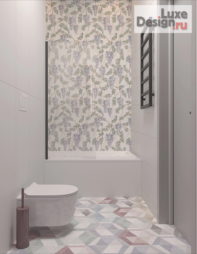 Дизайн интерьера двухкомнатной квартиры "Квартира для девушки" (фото 6) от дизайнера Чумарина Татьяна Алексеевна Дизайн интерьера двухкомнатной квартиры "Квартира для девушки" (фото 6)