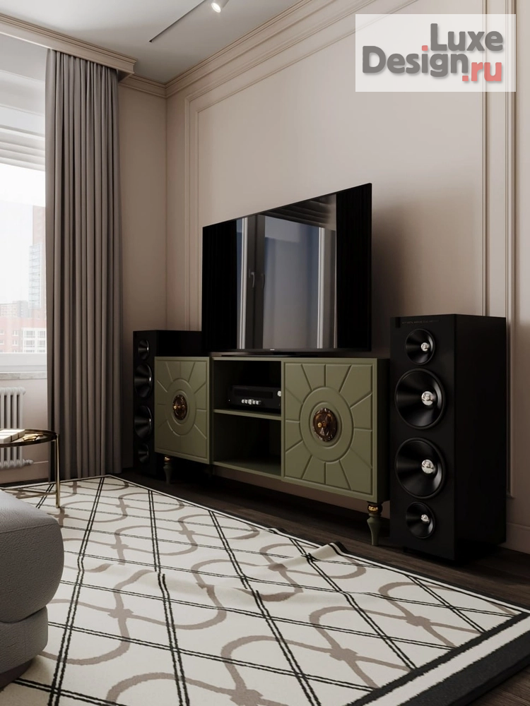 Дизайн интерьера двухкомнатной квартиры "Эстетика современной классики" (фото 5)