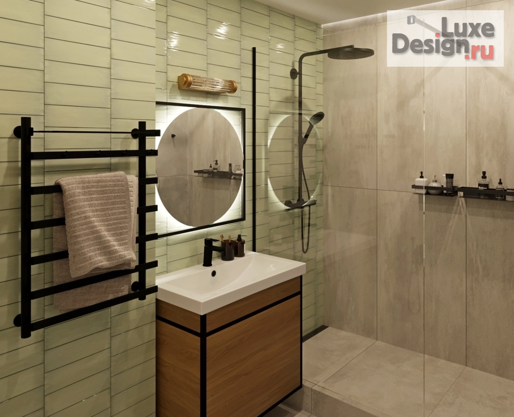 Дизайн интерьера двухкомнатной квартиры "Квартира в ЖК "Подкова"" (фото 11)