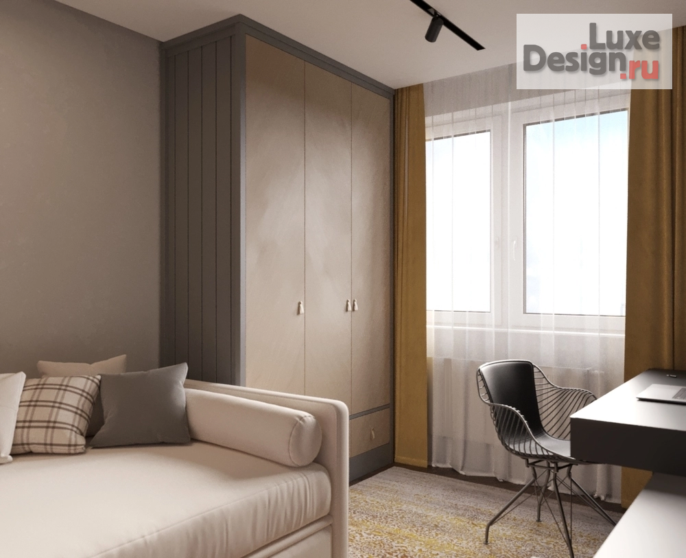 Дизайн интерьера двухкомнатной квартиры "Квартира в ЖК "Подкова"" (фото 13)