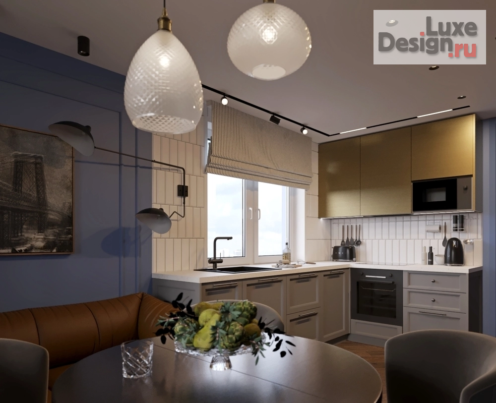 Дизайн интерьера двухкомнатной квартиры "Квартира в ЖК "Подкова"" (фото 6)