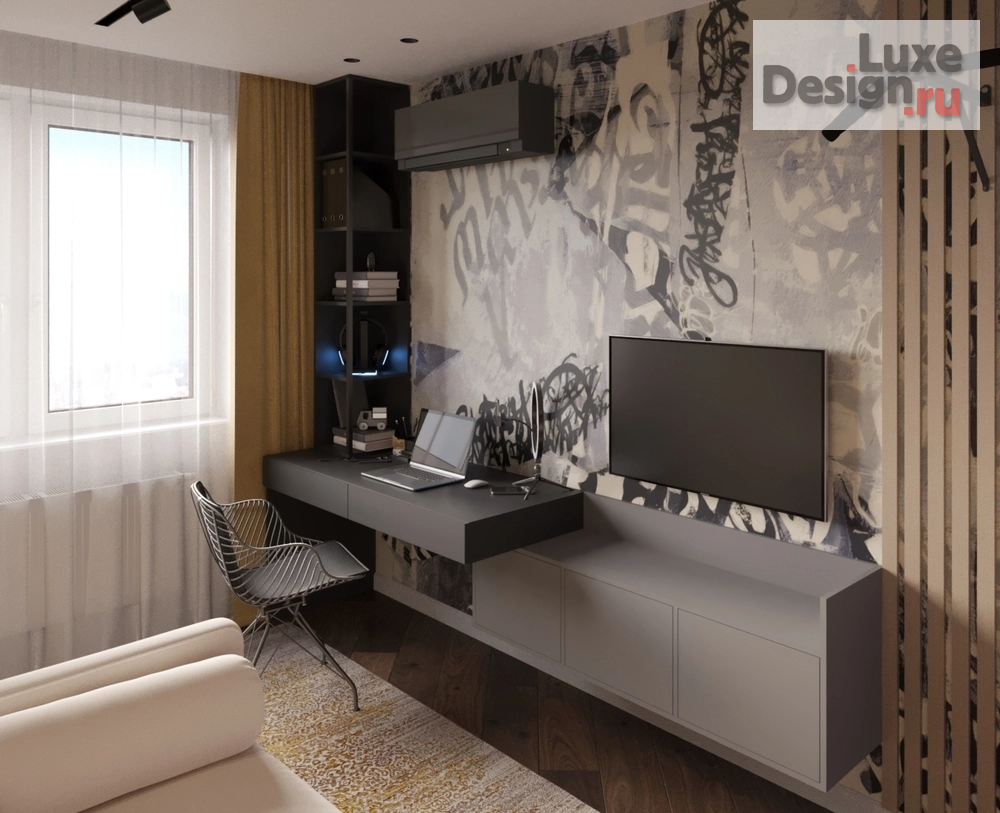 Дизайн интерьера двухкомнатной квартиры "Квартира в ЖК "Подкова"" (фото 15)