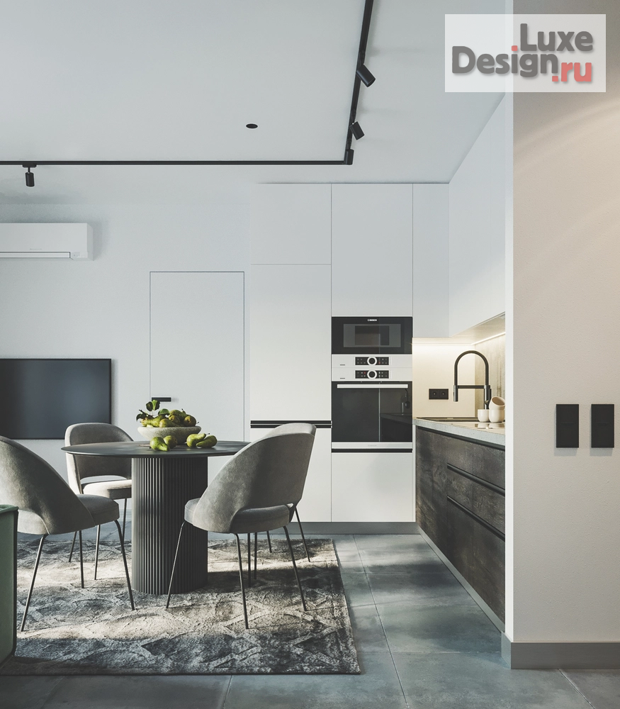 Дизайн интерьера двухкомнатной квартиры "Квартира в ЖК "Ренессанс"" (фото 1)