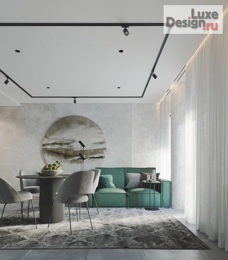 Дизайн интерьера двухкомнатной квартиры "Квартира в ЖК "Ренессанс"" (фото 2)