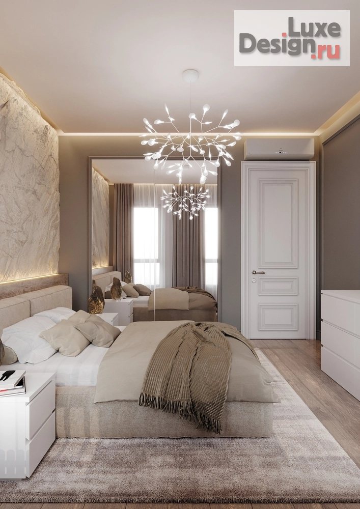 Дизайн интерьера спальни "Квартира ЖК Вестердам" (фото 4)