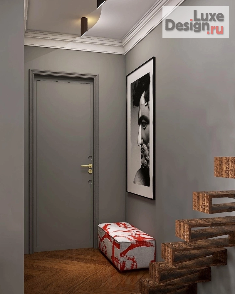 Дизайн интерьера апартаментов "Роскошные апартаменты для любителя искусства" (фото 4)