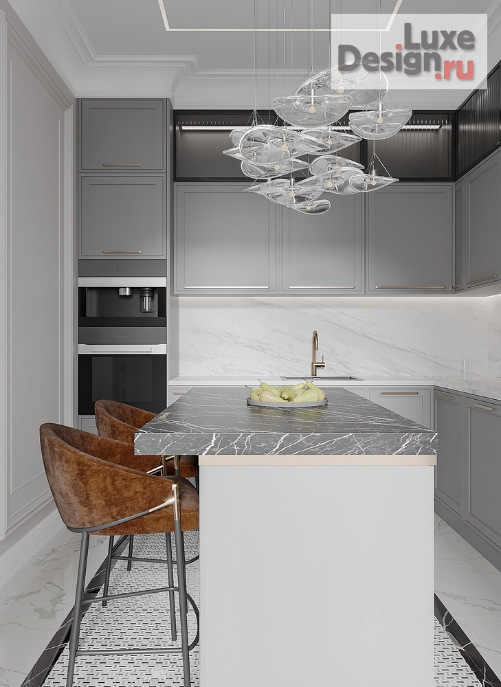 Дизайн интерьера трехкомнатной квартиры "Современная классика" (фото 1)