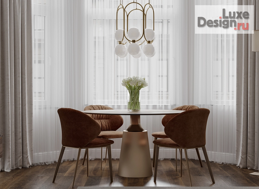 Дизайн интерьера трехкомнатной квартиры "Современная классика" (фото 2)