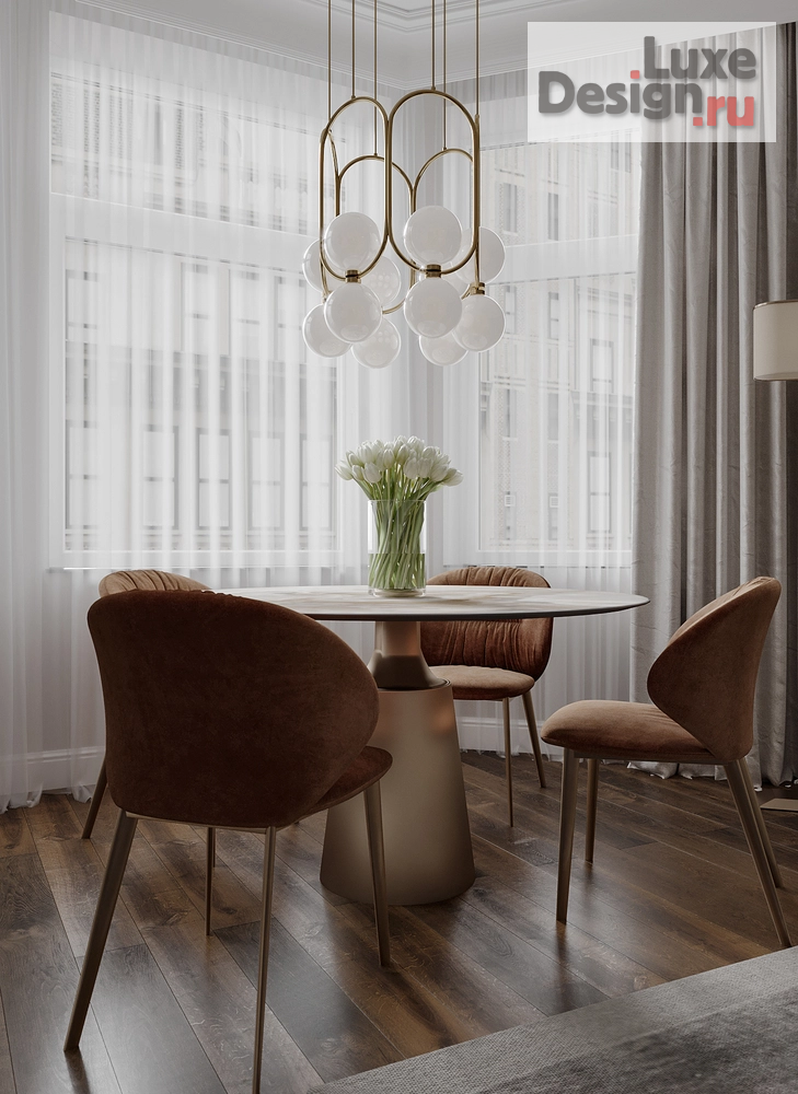 Дизайн интерьера трехкомнатной квартиры "Современная классика" (фото 15)