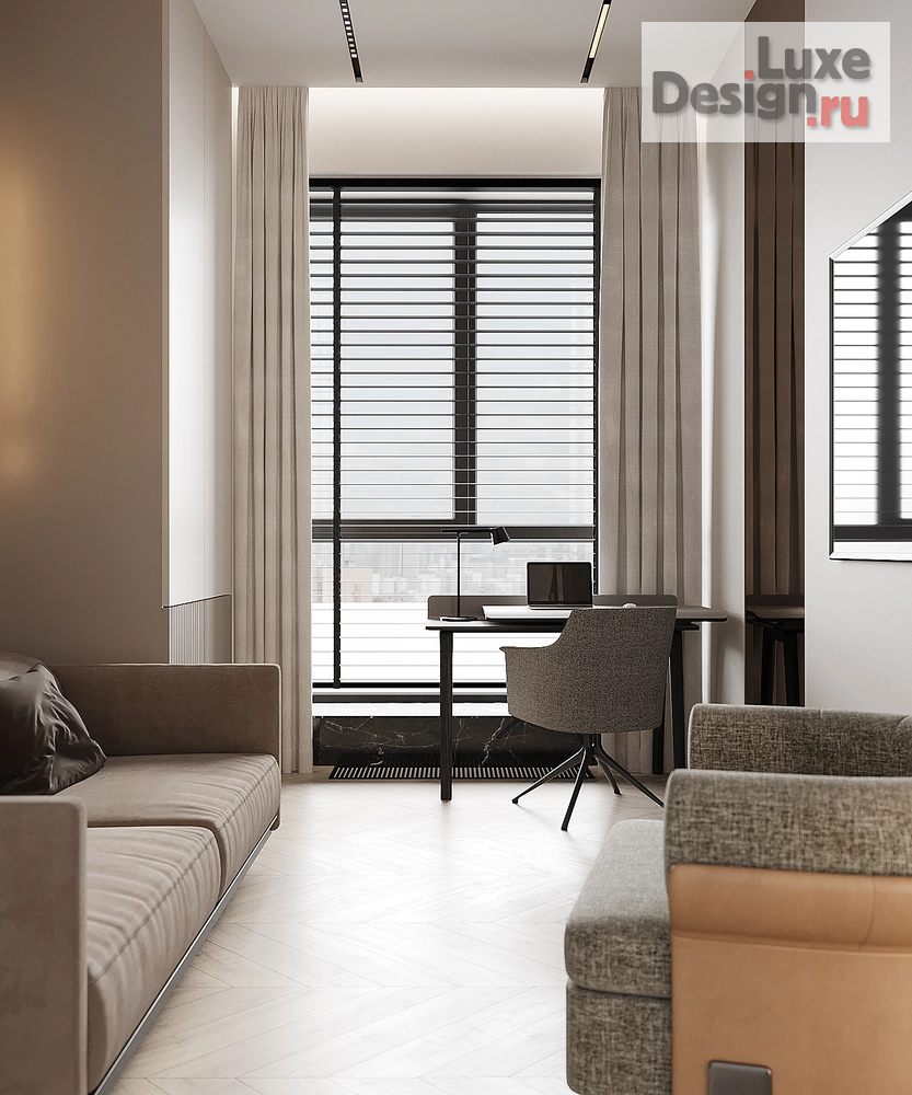 Дизайн интерьера двухкомнатной квартиры "Современная квартира " (фото 37)