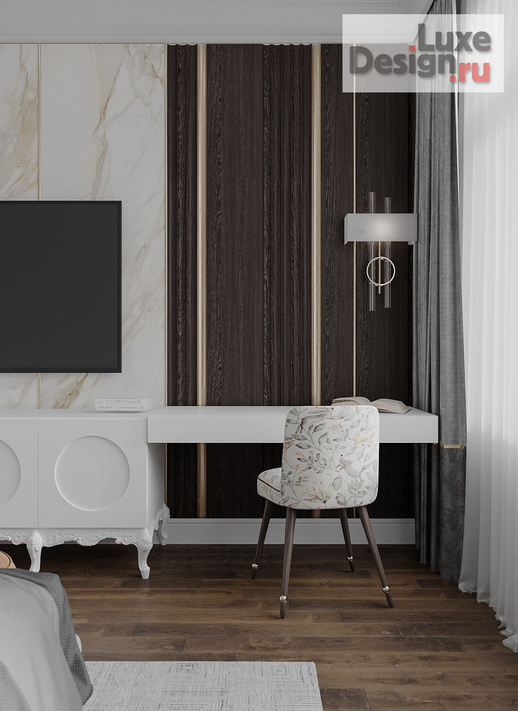 Дизайн интерьера трехкомнатной квартиры "Современная классика" (фото 54)